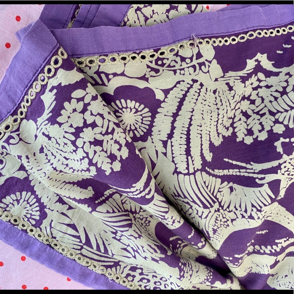 EUC Danang purple Summer Dress with Embroidery M - Picture 6 of 6